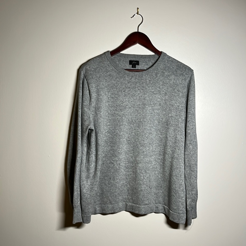 J.Crew sweater/sweatshirt.  Grey/heather grey.